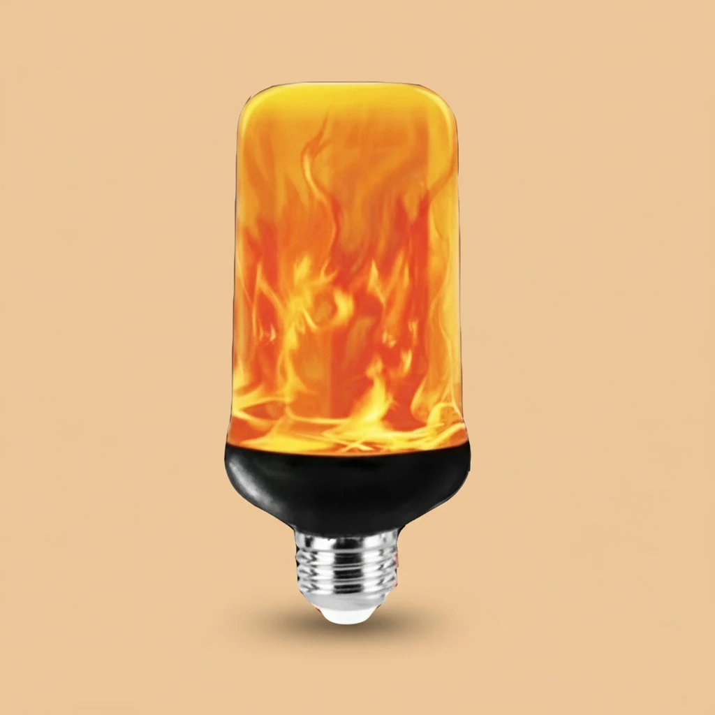 4 Modes LED Flame Bulb E27/26 LED Flame Effect Flickering Lamp