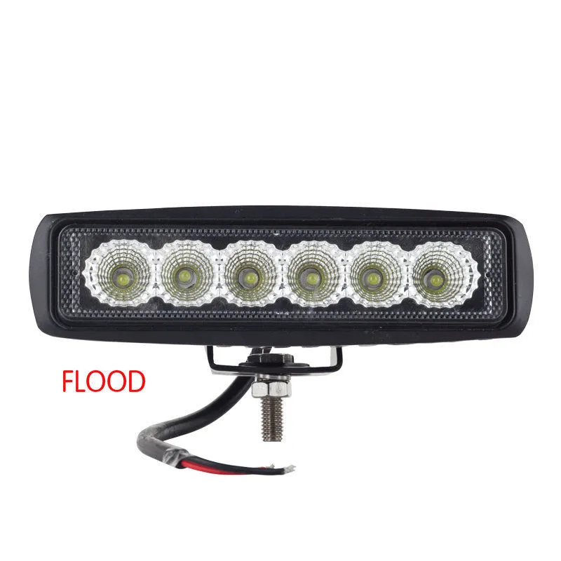 Driving Fog Spot Lamp, 6LED Work Light Bar DRL for Offroad Car
