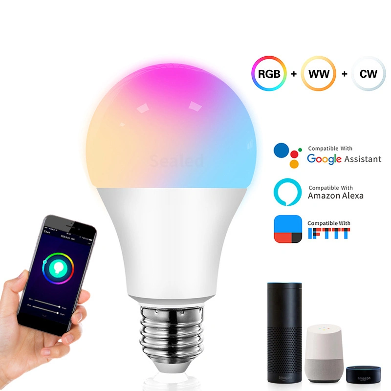 Smart WiFi LED Light Bulbs Voice Control Compatible with Alexa and Google