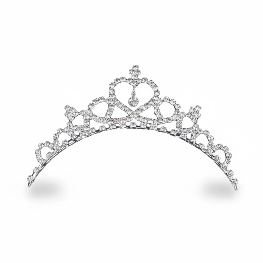 Baby Girl Rhinestones Headband, Princess Crown Crystal Headband