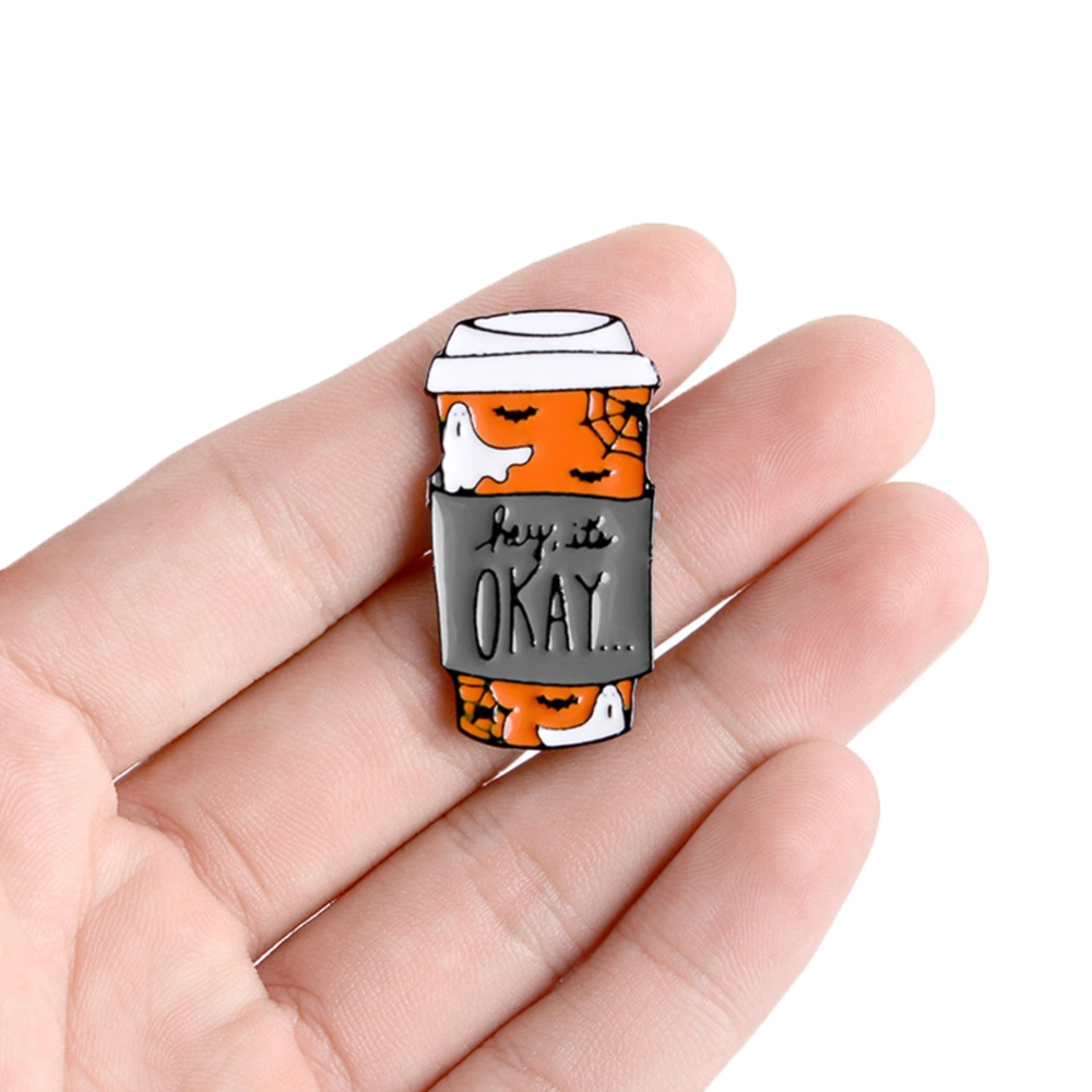 Unisex Halloween Funny Cartoon Brooches Pumpkin Enamel Pin Clothes Accessories