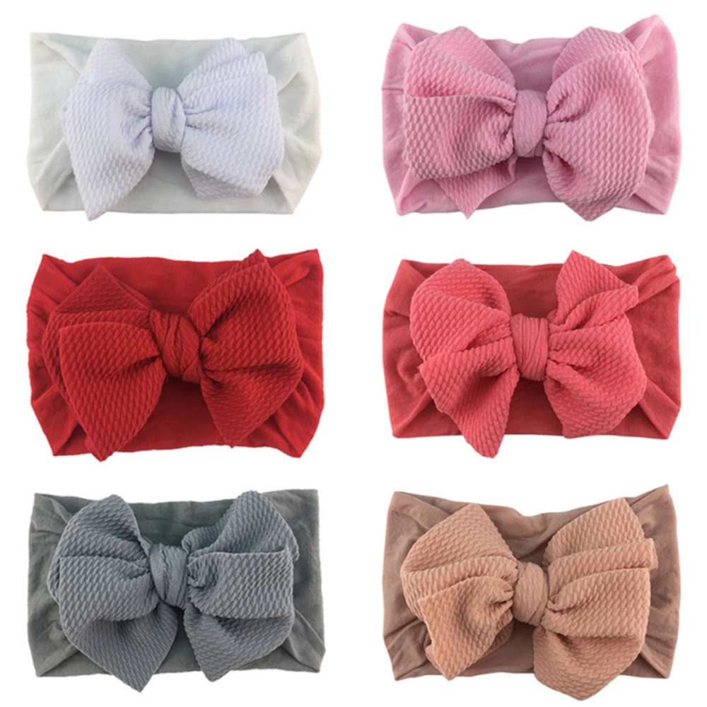 Newborn Big Bow Hairbands Head Wrap Photography Props Hair Accessories