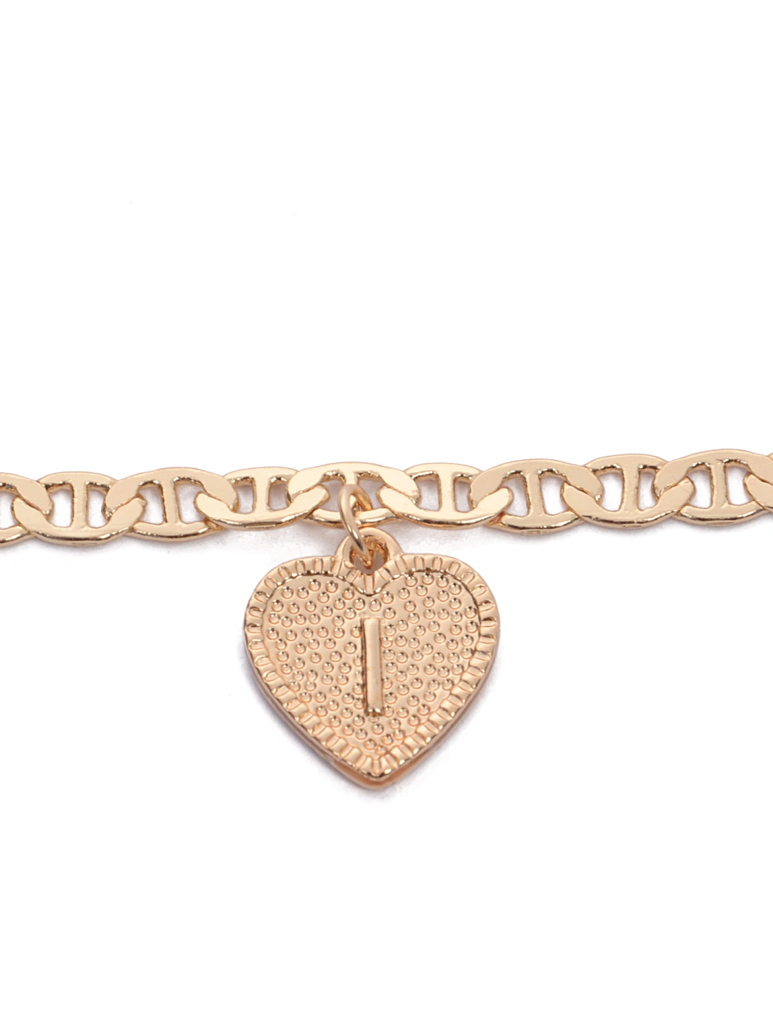 Female Ankle Chain, Letter Heart-Shaped Pendant Ankle Chain Anklet