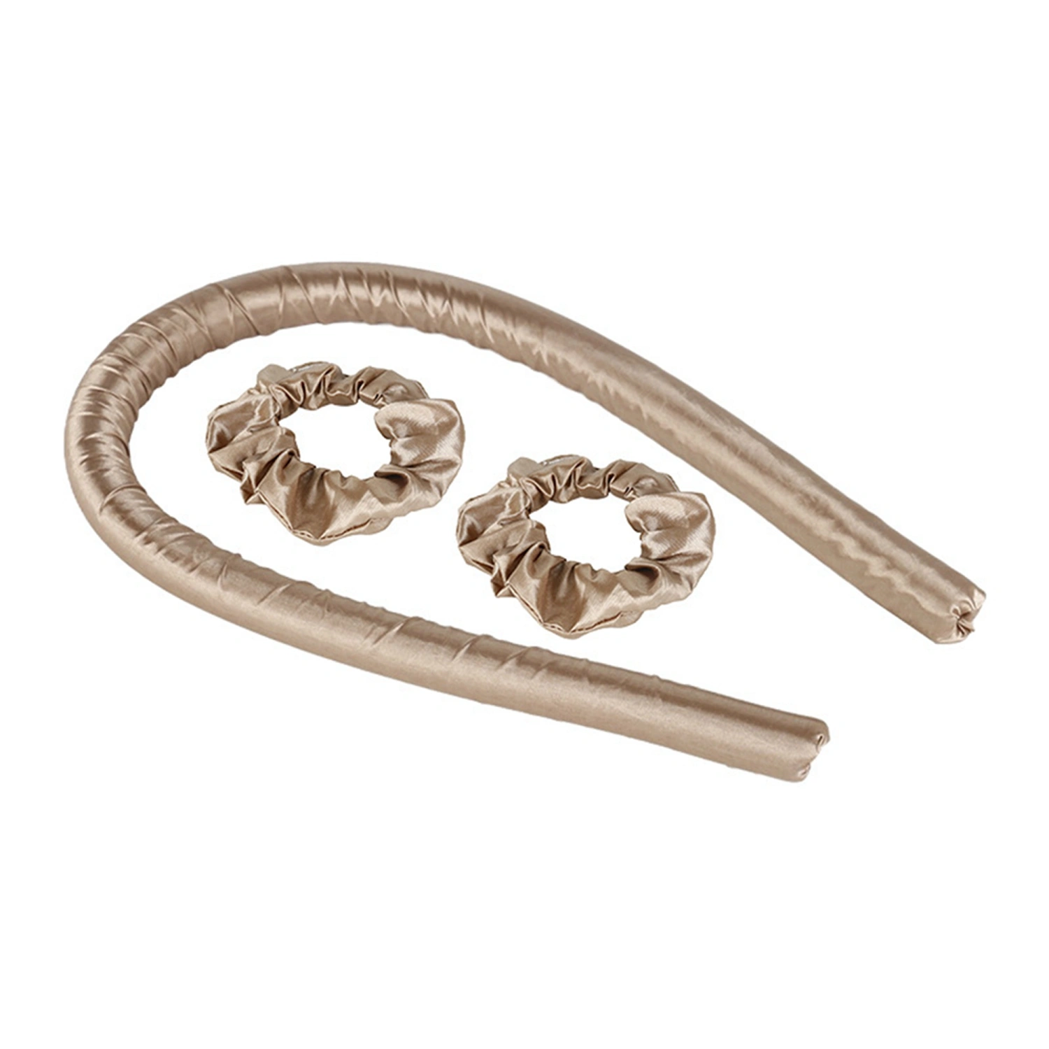 Curling Iron, Soft EVA Foam with Flexible Rod, Two Headbands