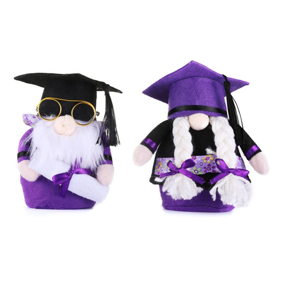 2021 Graduation Gnome Decoration, Handmade Scandinavian Nisse Dolls