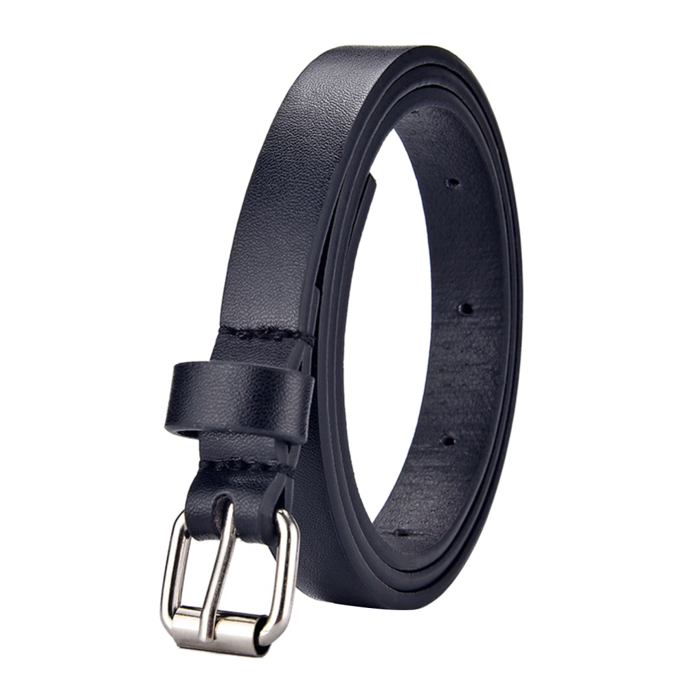 PU Leather Belt, Shiny Adjustable Belt with Holes for Girls, Boys