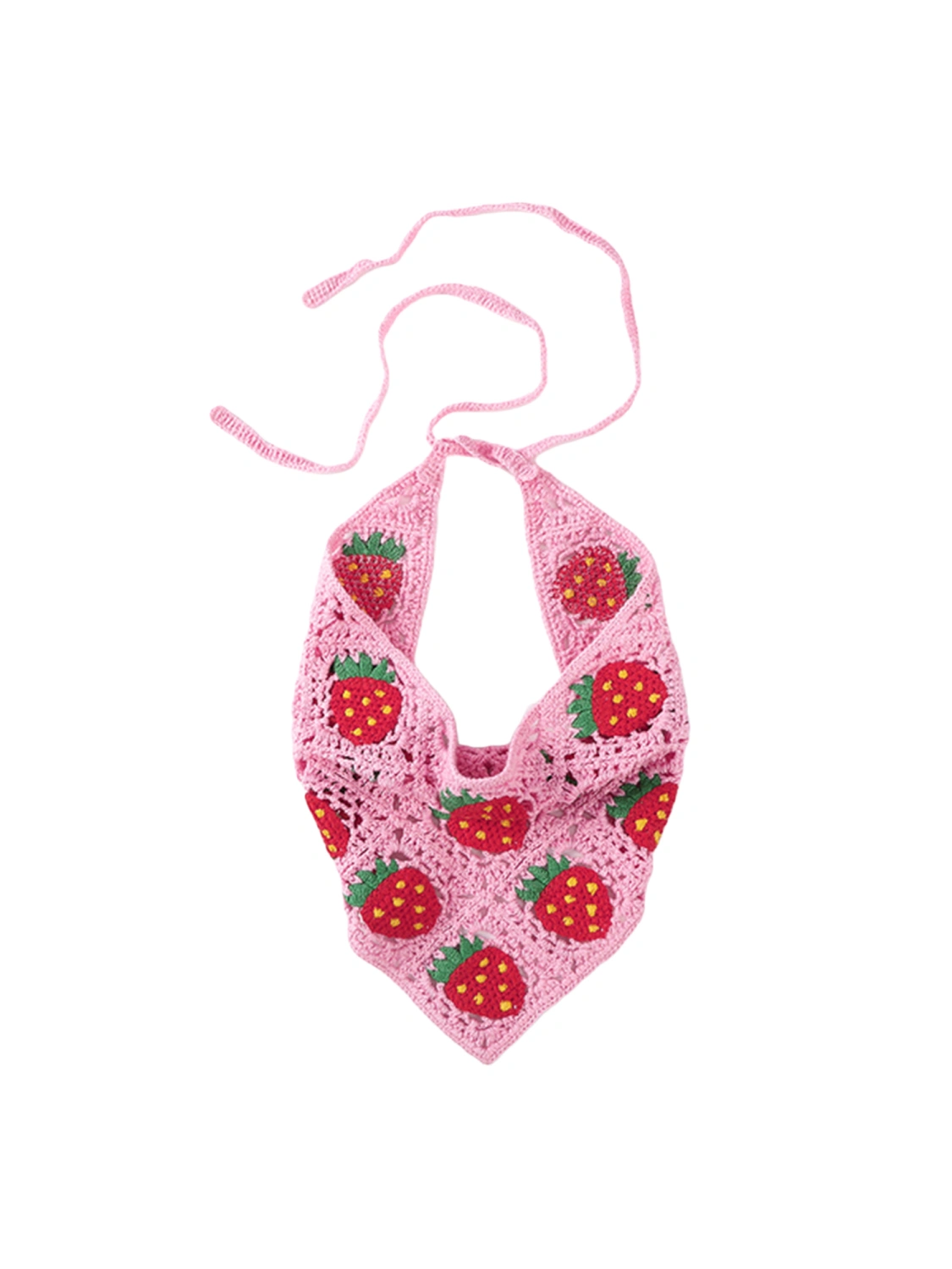 Women Girls Crochet Headwrap Bandana Crochet Headband Knit Kerchief