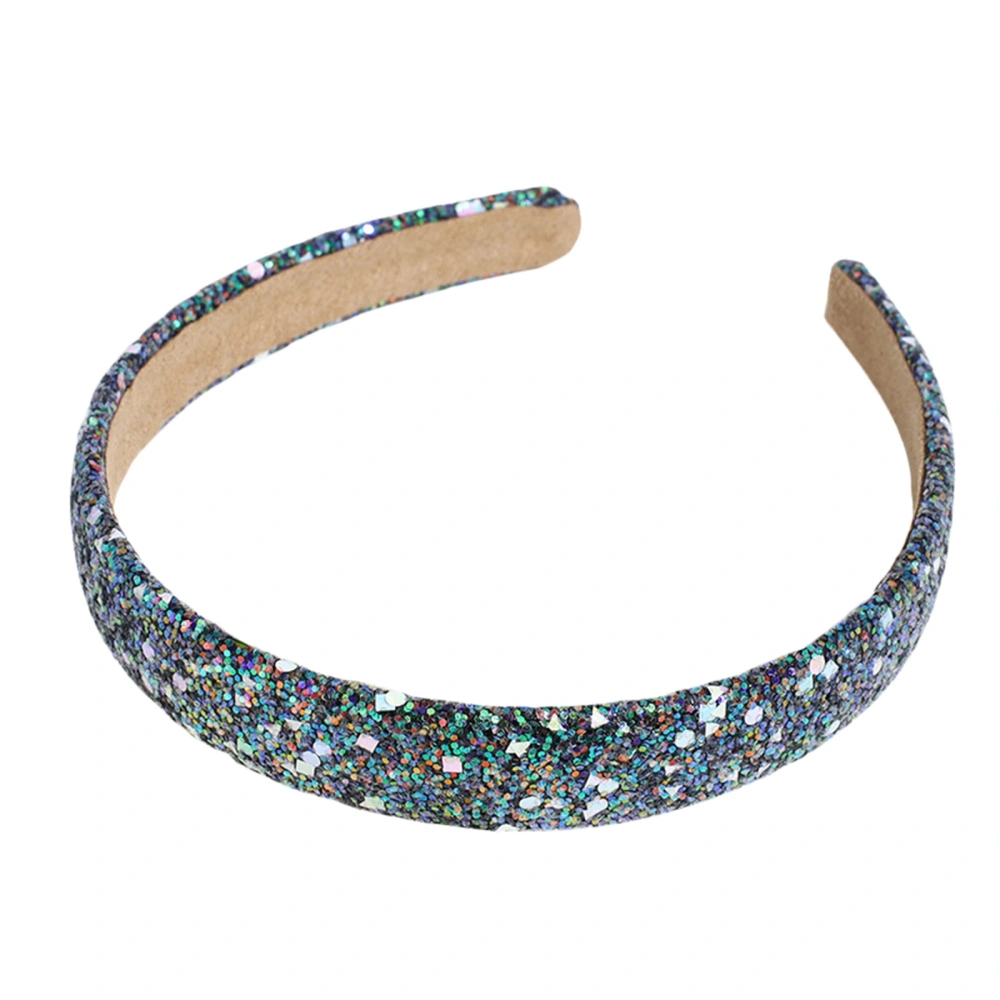 Thick Sequins Hair Hoop Headband Sponge Hair Band Girls Hair Accessory