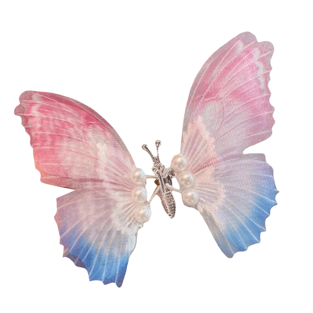 Kids Girls Hair Clip Sweet Movable Butterfly Hair Styling Accessory