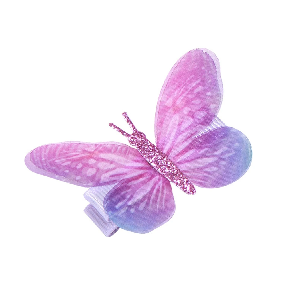 Kids Girls Butterfly Hair Clips Cute Decorative Barrettes for Baby 