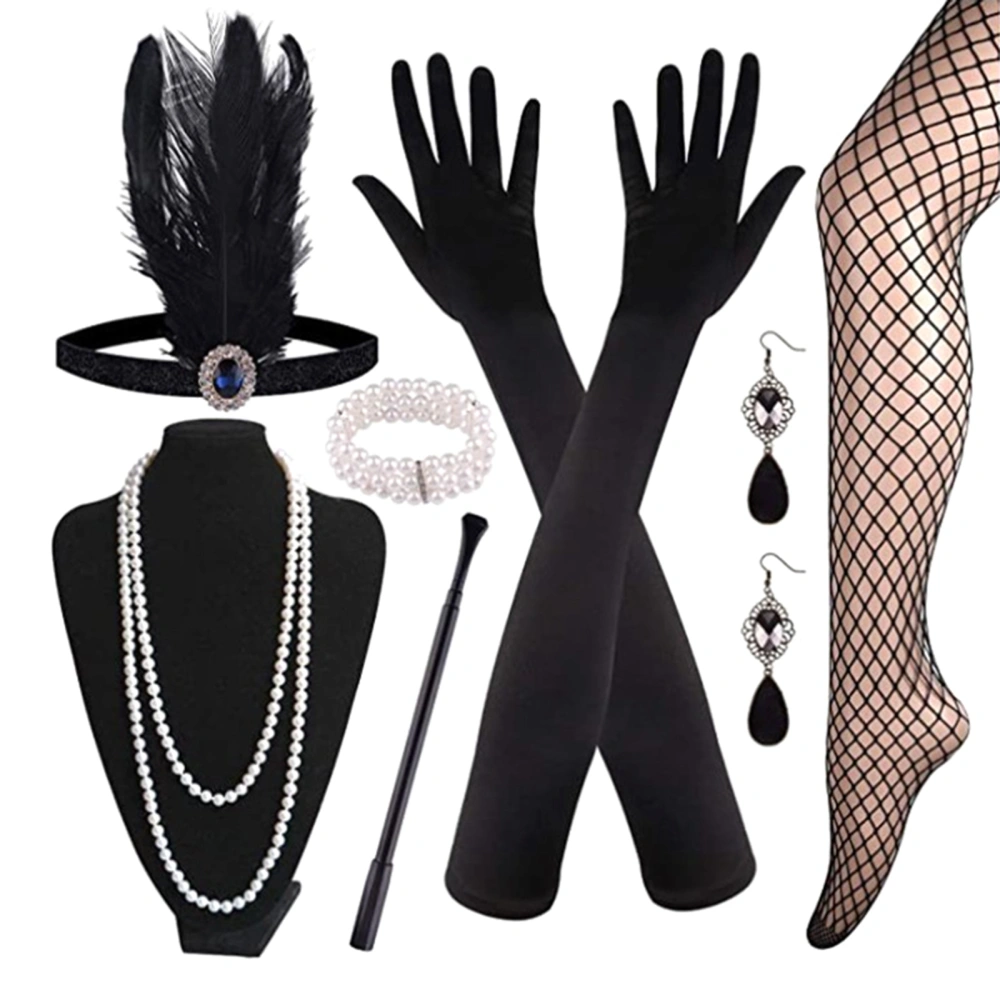 1920s Flapper Accessories Costume Accessories Set 20s Flapper Suits