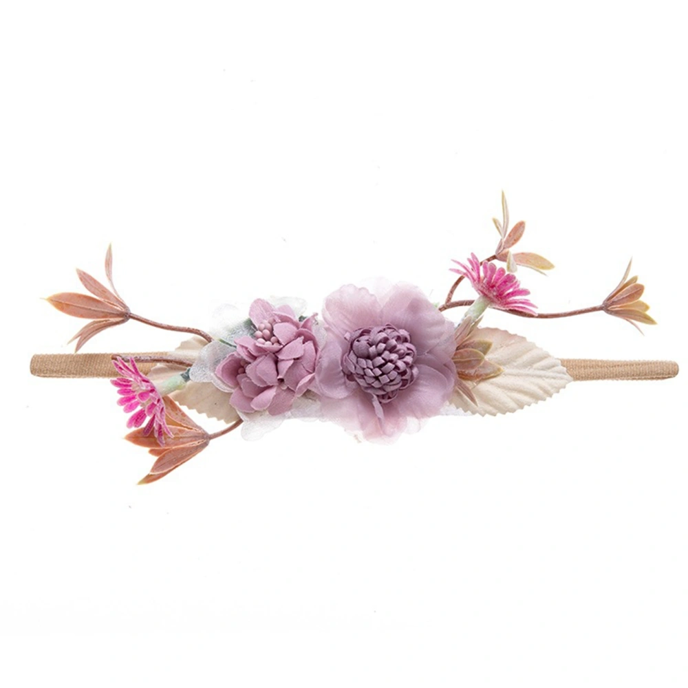 Baby Girls Nylon Headbands Flower Hairbands Toddler Hair Accessories