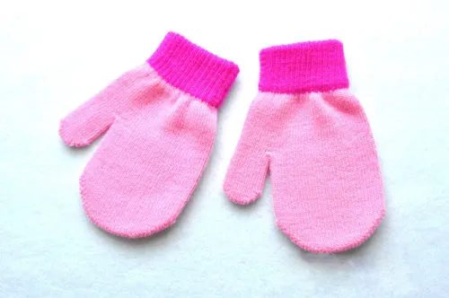 Baby Fashion Mittens Weave Warm and Soft Skin Friendly Leisure Gloves