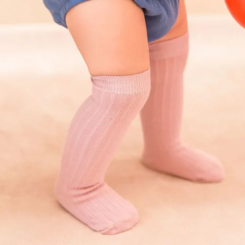 Baby Monochrome Socks Skin Friendly Knee High Soft Stockings