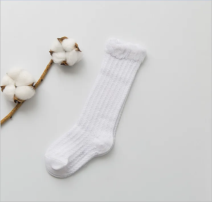 Baby Long Socks Toddler Soft Knee High  Breathable Toddler Infant Cute Socks