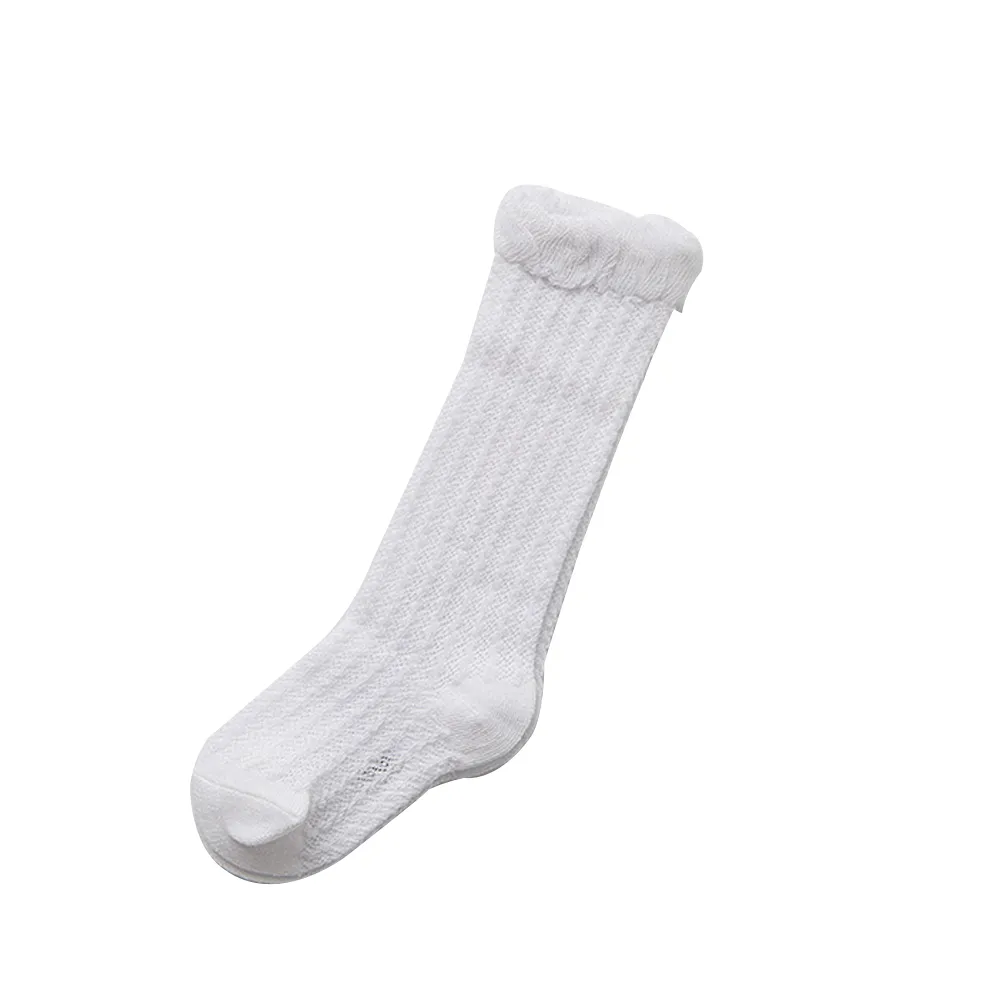 Baby Long Socks Toddler Soft Knee High  Breathable Toddler Infant Cute Socks
