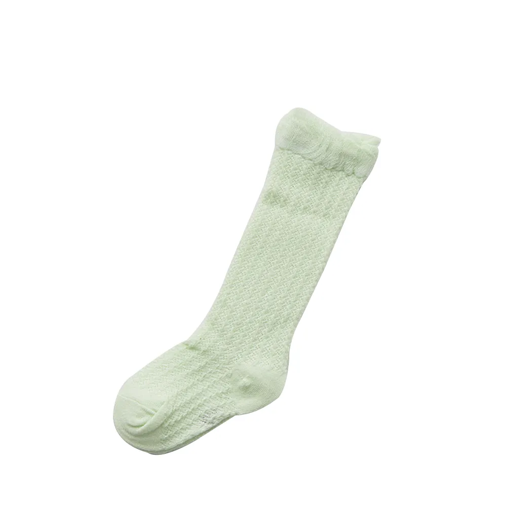 Baby Long Socks Toddler Soft Knee High  Breathable Toddler Infant Cute Socks