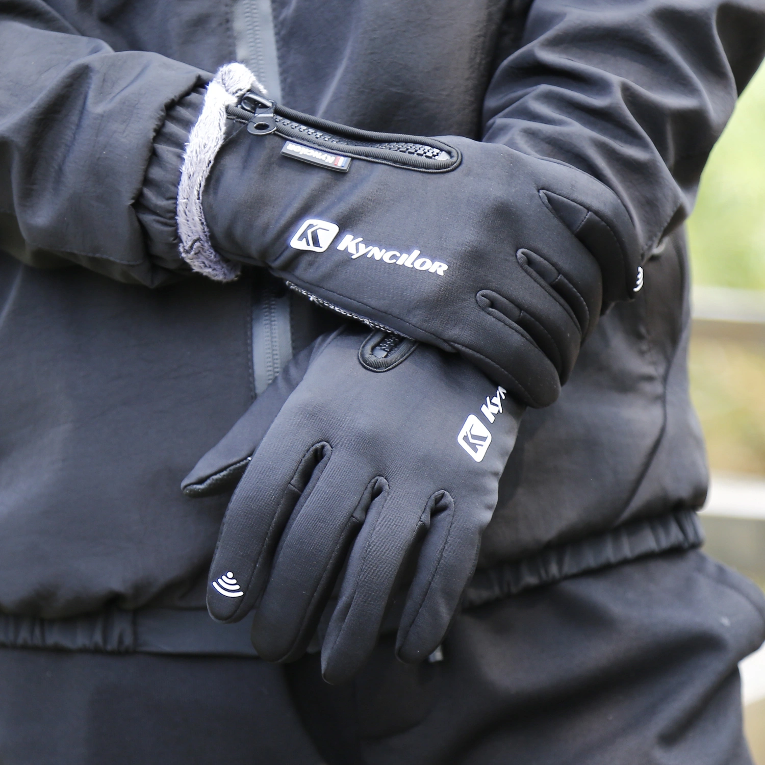 Men Women Winter Warm Gloves, Anti-Slip Thermal Touch Screen Gloves