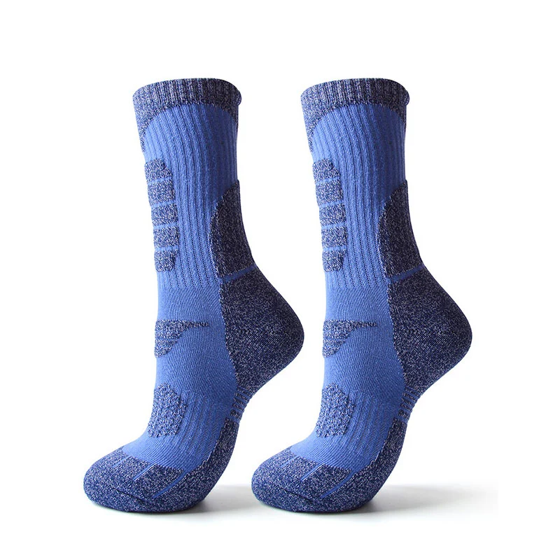 Unisex Sports Socks, Multicolor Nonslip Stretch Woven Mid-Calf Length Socks