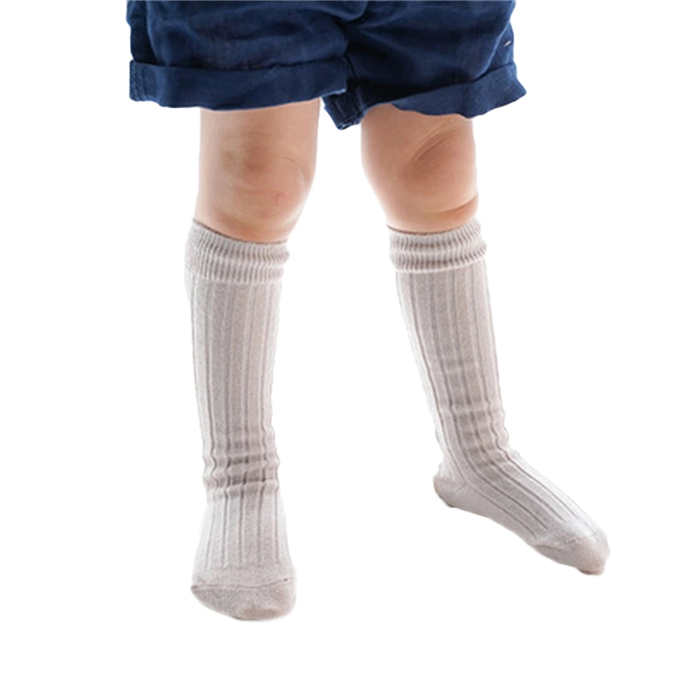 Baby Thermal Socks, Monochrome Foot Protection Knee Protection Stockings