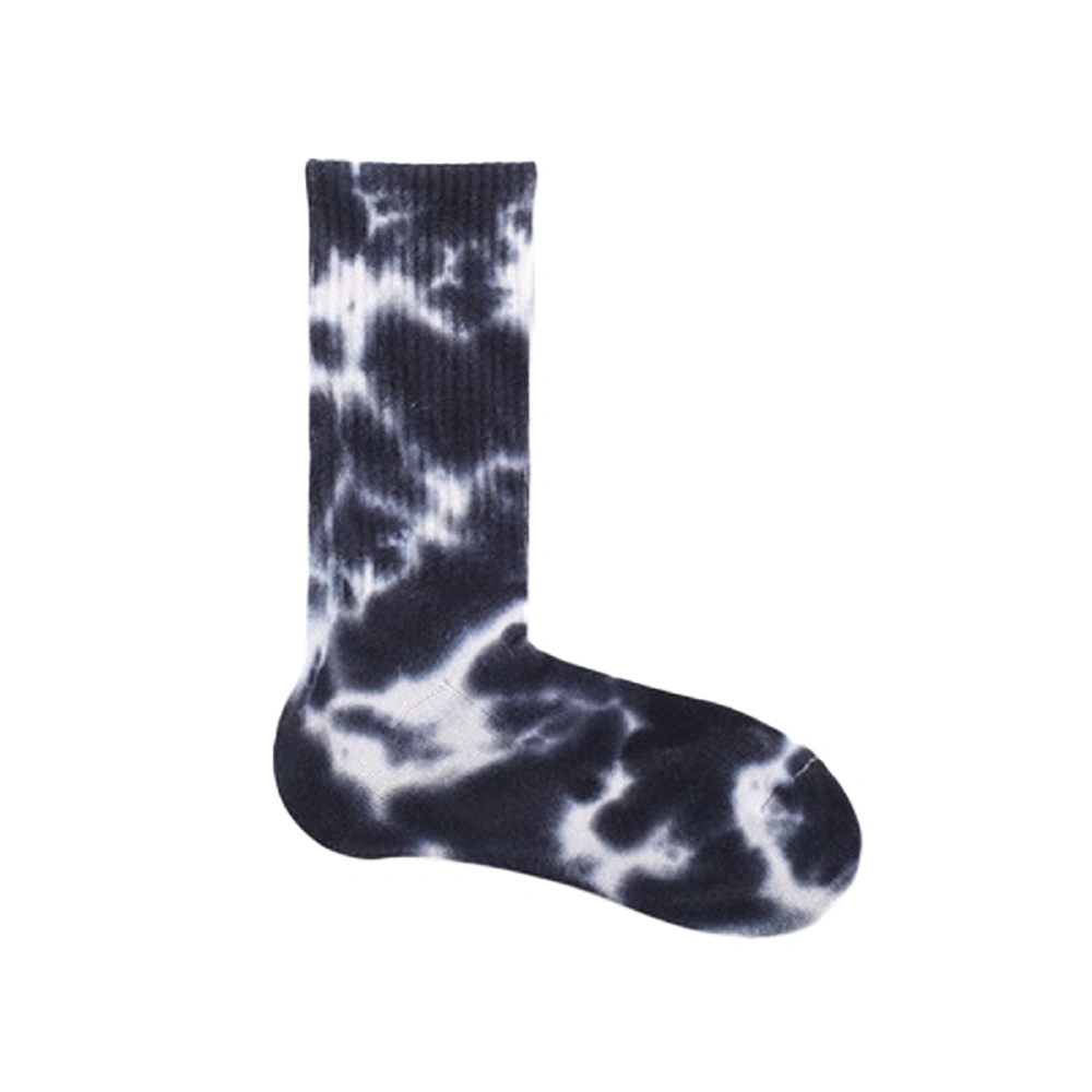 Men Women Ankle Socks, Tie Dye Printed Athletic Stockings for Daily