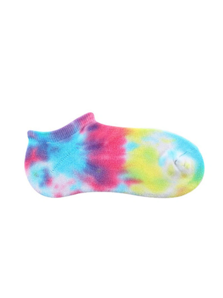 Unisex Tie Dye Print Sock Sexy Socks Terry Loop Short Couple Socks