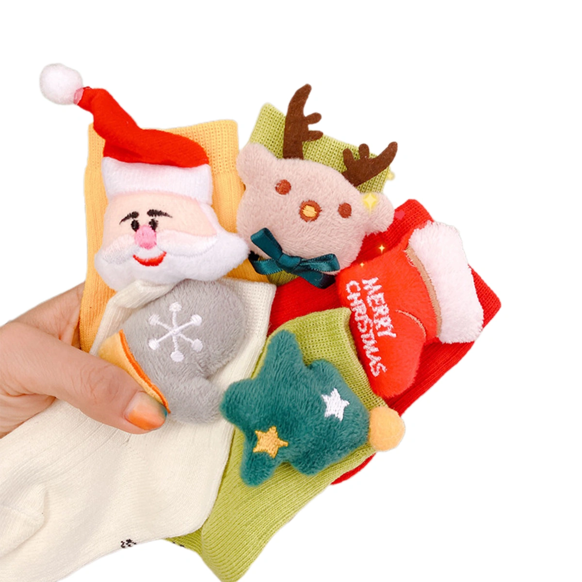 Baby Breathable Christmas Cotton Socks, Sweet Xmas Party Gifts Socks