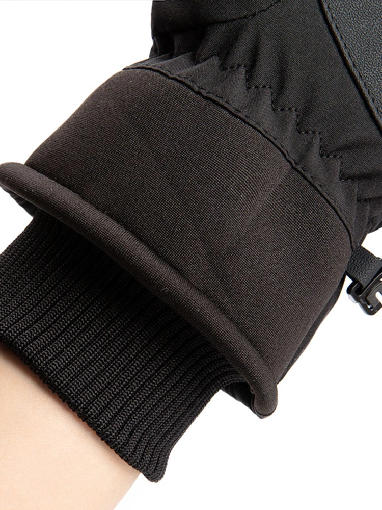 Unisex Winter Warm Gloves, Waterproof Touchscreen Gloves with Anti-lost buckle