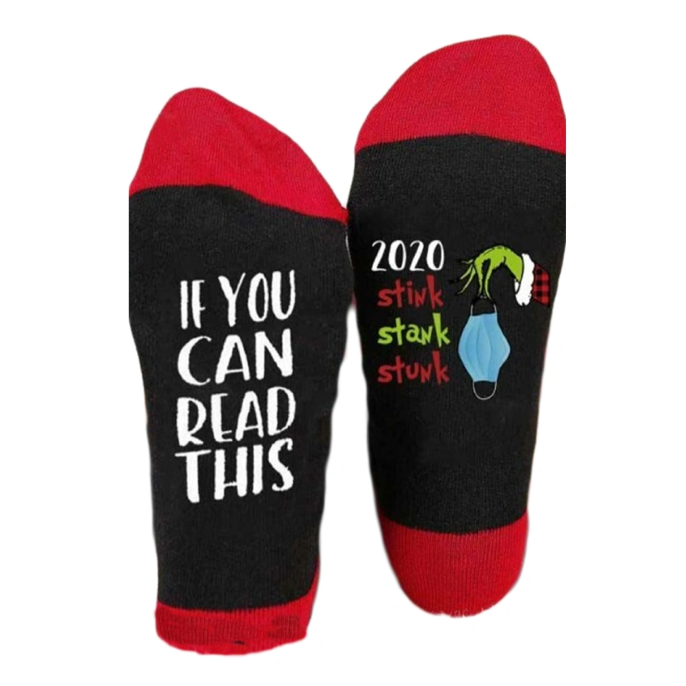 2020 Funny Printed Cotton Socks Clothing Accessories for Fall and Winter