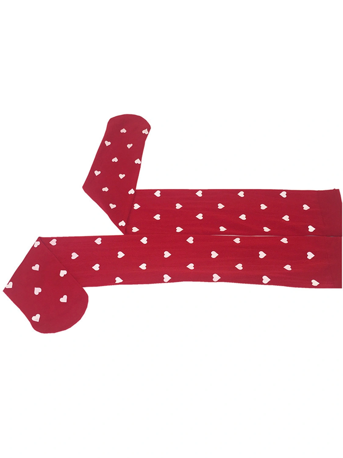 Women's Valentine's Day Printed Stockings, Over Knee High Silk Socks