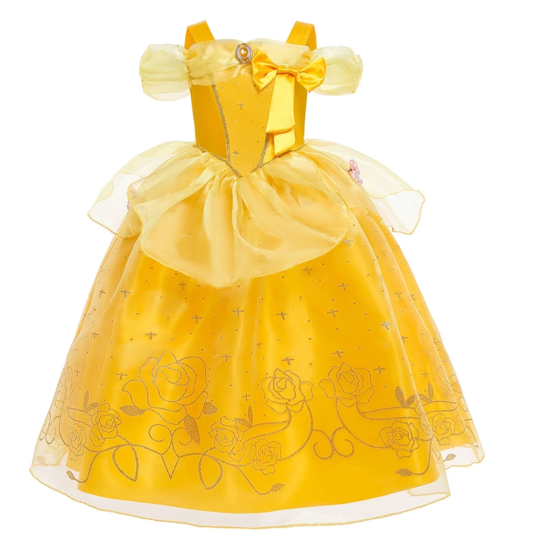 Kids Girl’s Princess Dress, Sleeveless Tulle Patchwork Flower Dress