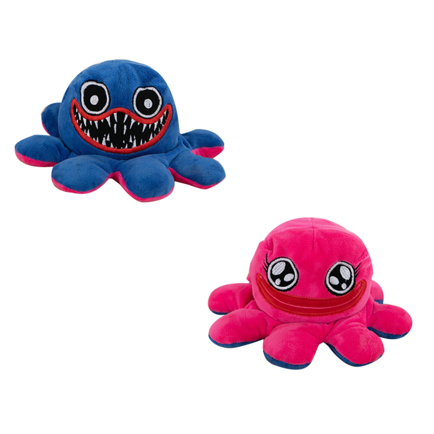 Reversible Octopus Plush Toy Super Hero Stuffed Animal Flip Doll