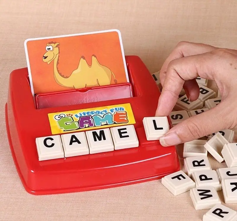 Typewriter Toys Multi-Purpose Practical Interesting Letter Matching Game