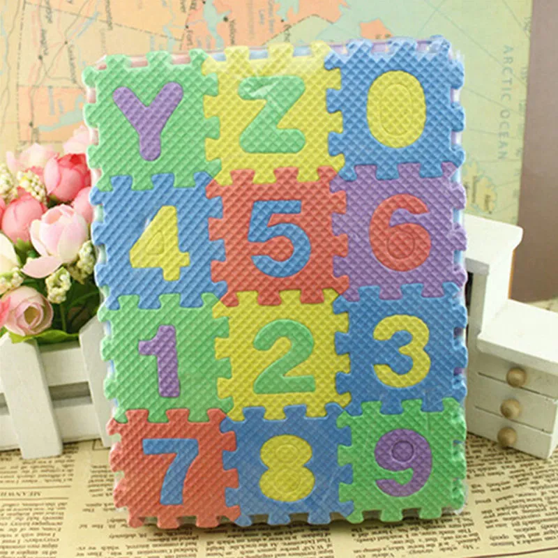 36 Pieces Cute Puzzle Playing Crawling Mat Learning Educational Toys
