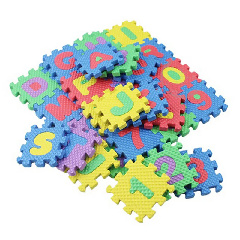 36 Pieces Cute Puzzle Playing Crawling Mat Learning Educational Toys