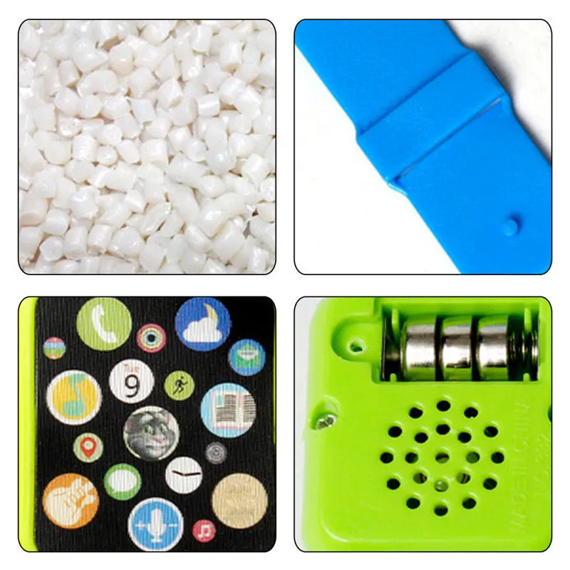 Kids Baby Smart Educational Early Learning 3D Touch Screen Wrist Watch