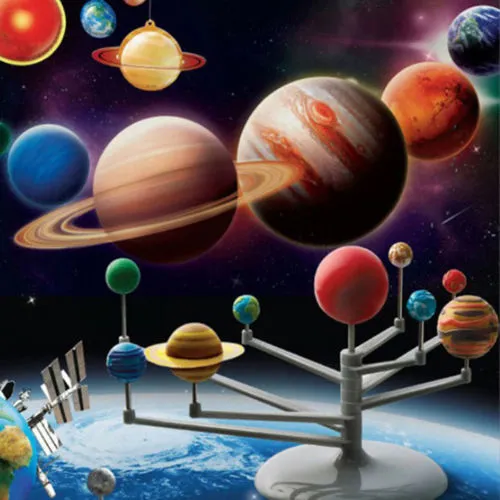 Planetarium Model, LOT Solar System Planetarium Model DIY Kids Gift