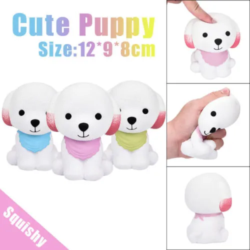 Kids Jumbo Squishy Toy Puppy Scented Dog Slow Rising Squeeze Decompression Toys