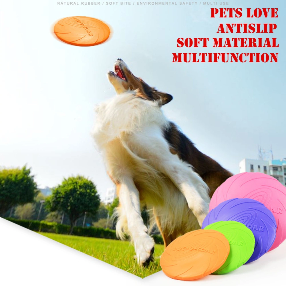 Pet Dog Toys Exercise Tray, Training Tool Silicon Puppy Flying