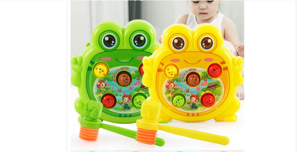 Whack A Frog Game Hammers, Baby Interactive Toys Fun Activities