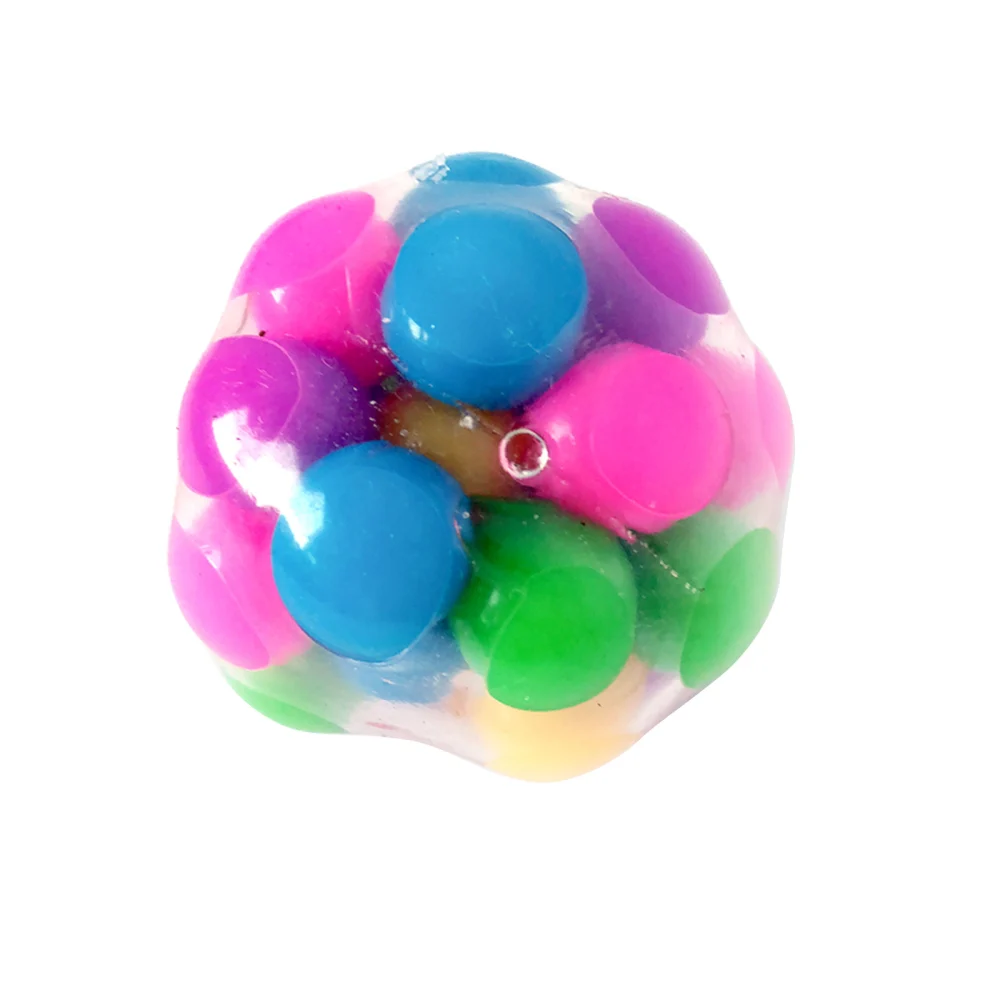 Squeeze Ball Toy DNA Colorful Beads Relieve Pressure Stress Tool