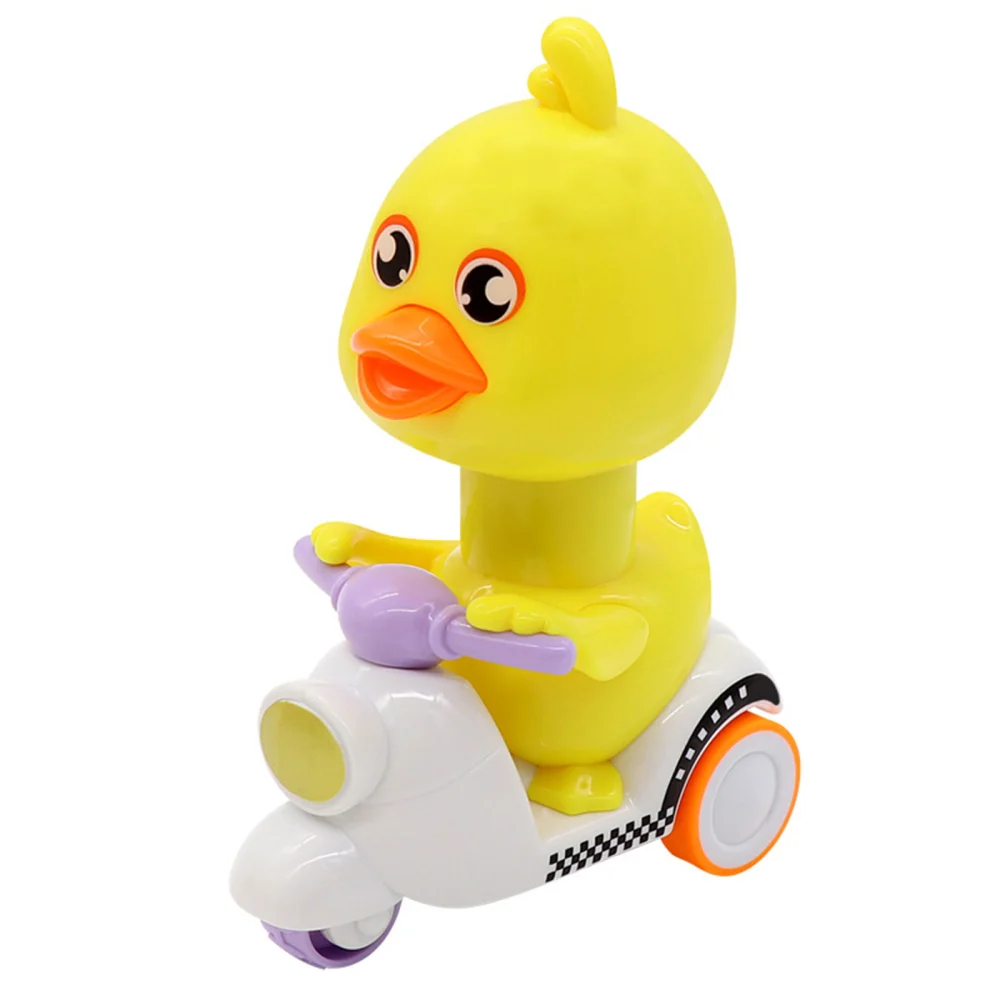 Press Pull Back Car , Cute Little Yellow Duck Children Educational Toy