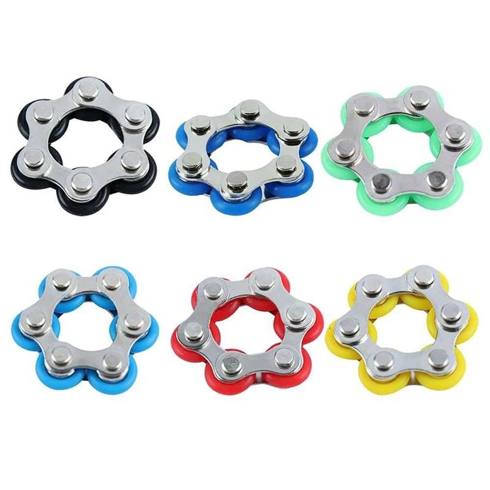 Roller Chain Fidget Toy Bike Chain Anxiety Stress Relief Hand Toy