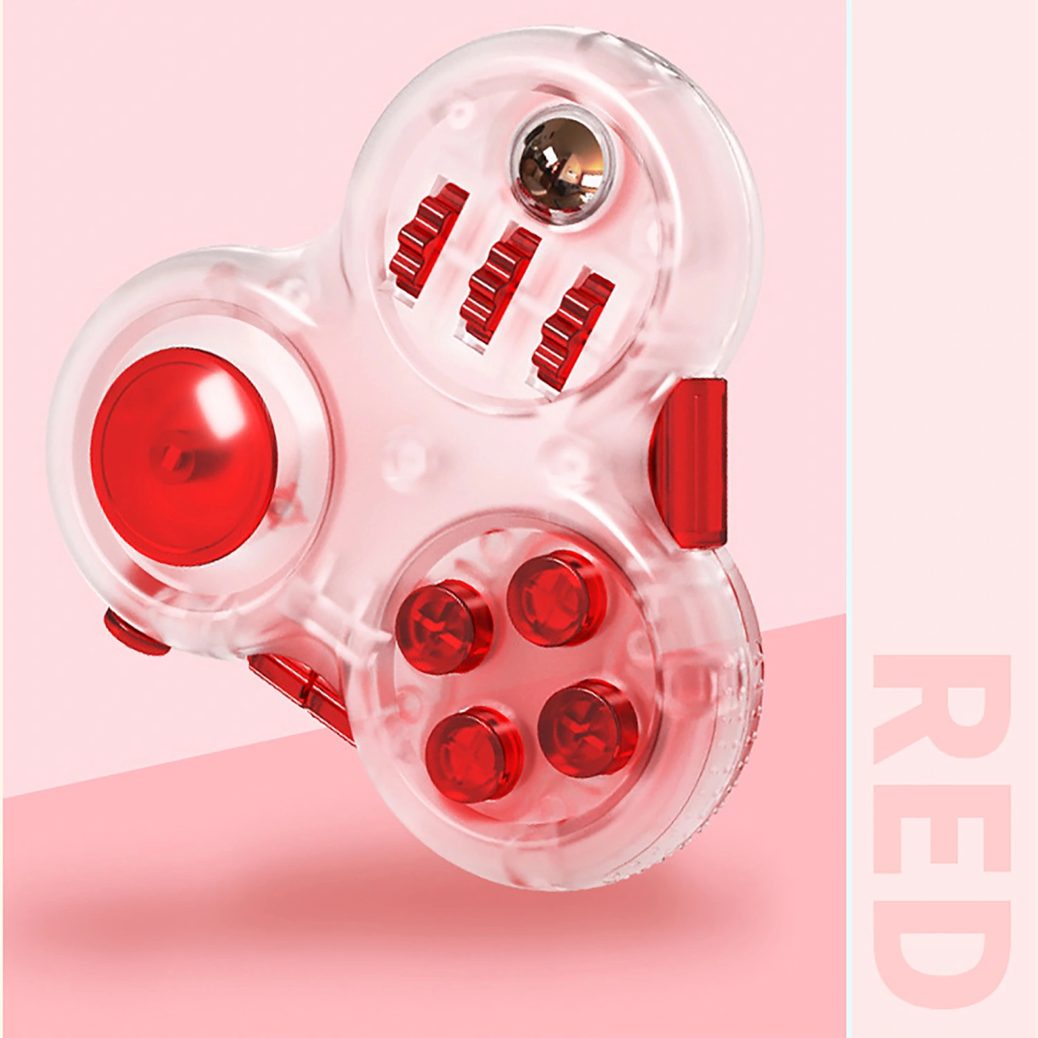 Fidget Cube Toy with Click Ball, Stress Relief Tool for Children