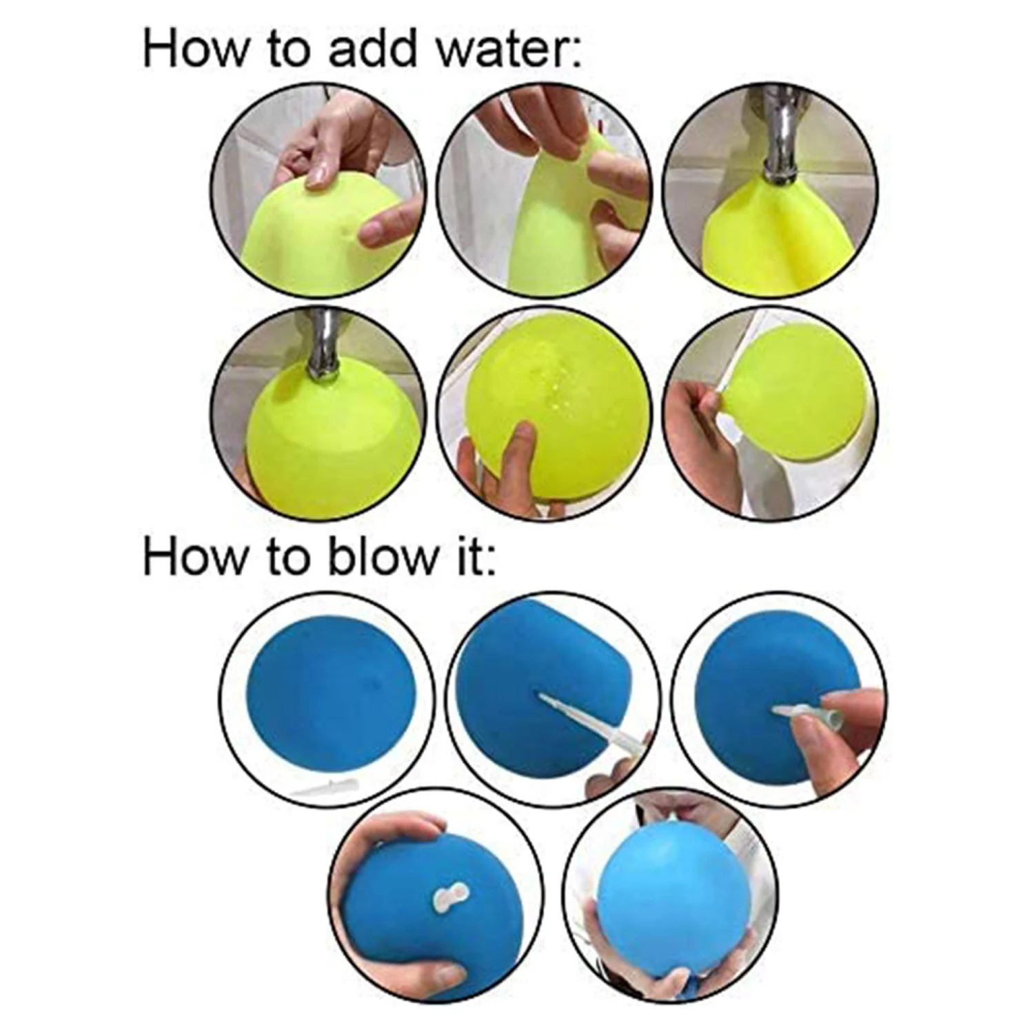 Transparent Bubble Ball, Stress Relief Inflatable Squeeze Squishy Ball