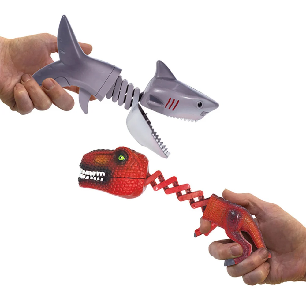 Creative Mechanical Arm Clip Toy, Dinosaur Shark Shape Educational Toy