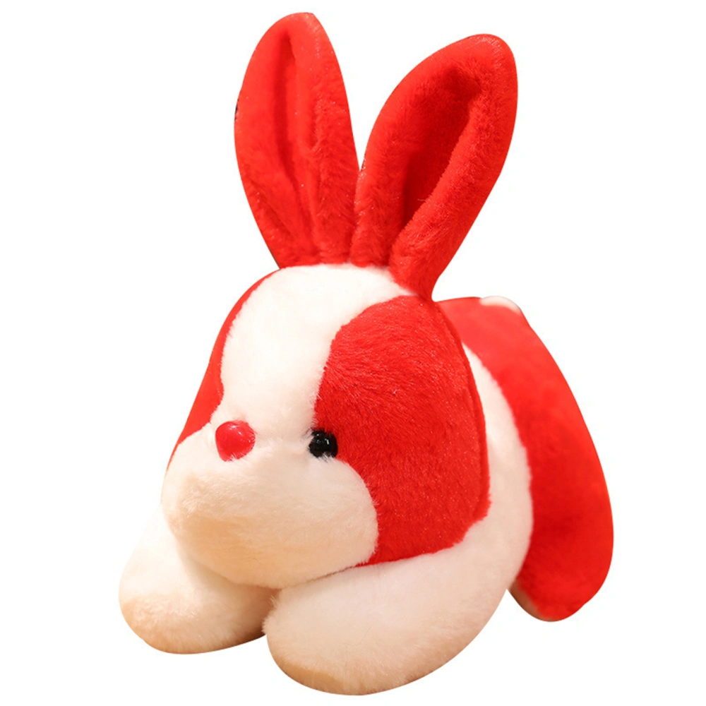 Cute Cartoon Plush Toy, Red Rabbit Stuffed Soft Doll Decoration