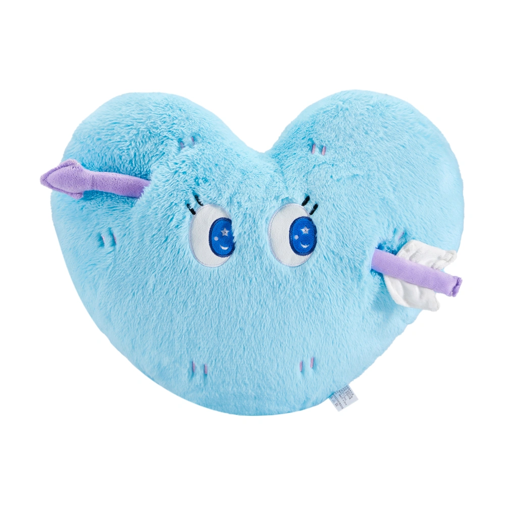 Cute Plush Doll, An Arrow Pierces Heart Stuffed Soft Toy for Party