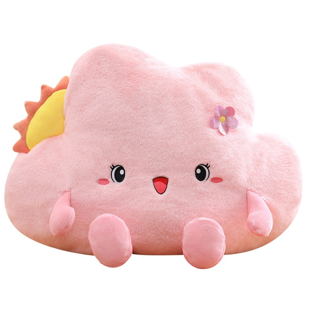 Lovely Stuffed Throw Pillow Doll Cute Cartoon Expression Cloud Pillow