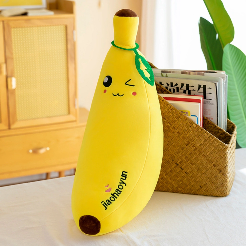 Large Banana Stuffed Animal, Cute Banana Plush Toy Hugging Pillow Gift